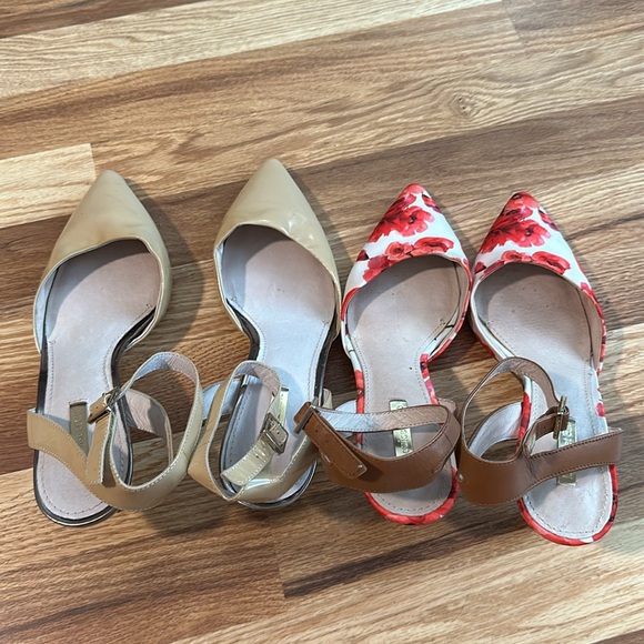 Bundle 2 pairs of Louise et Cio shoes small heel, ankle strap size 11 - Picture 7 of 9